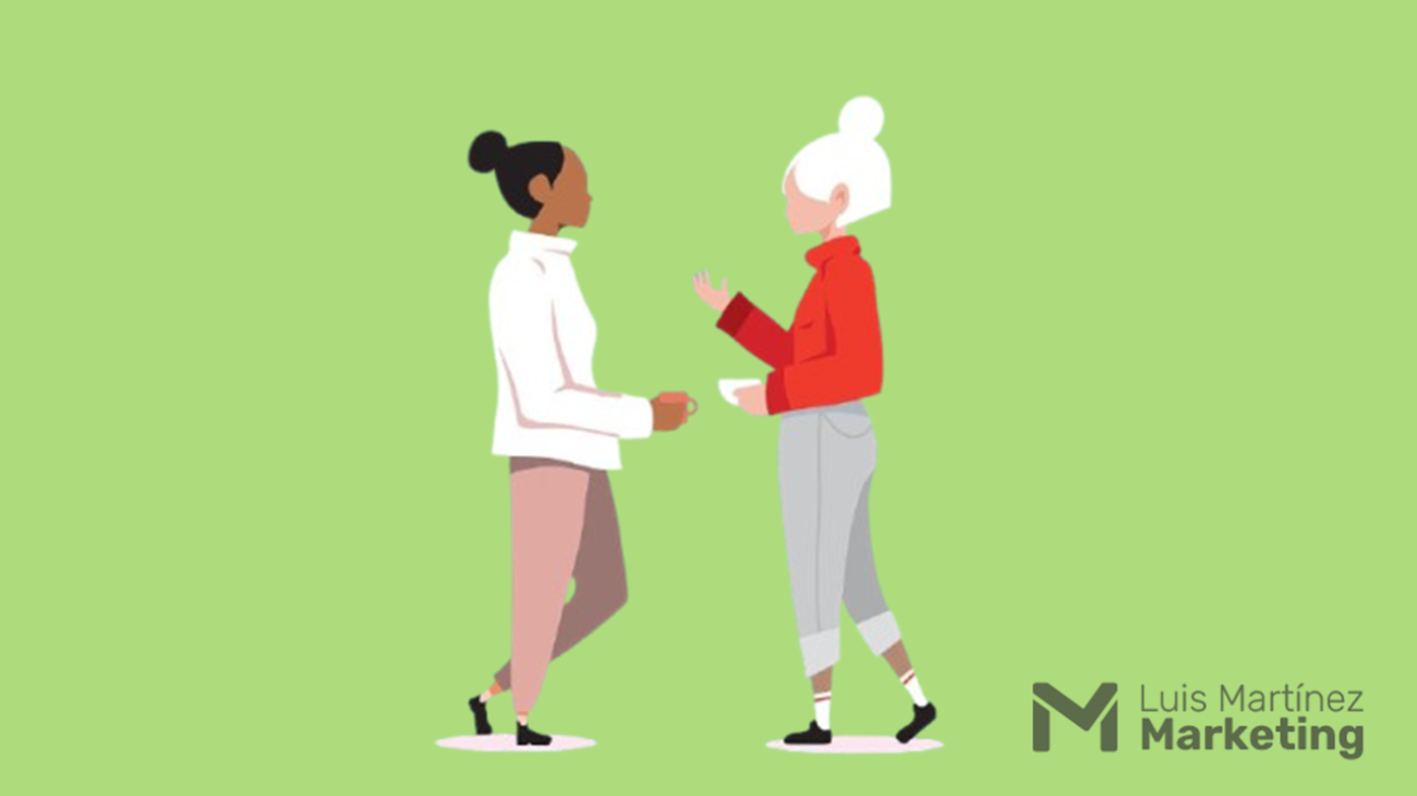 Dos personas comunicándose