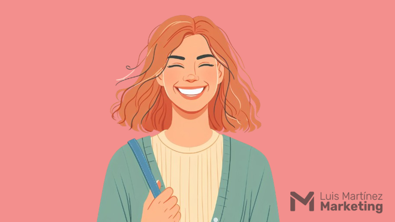 Mujer sonriendo